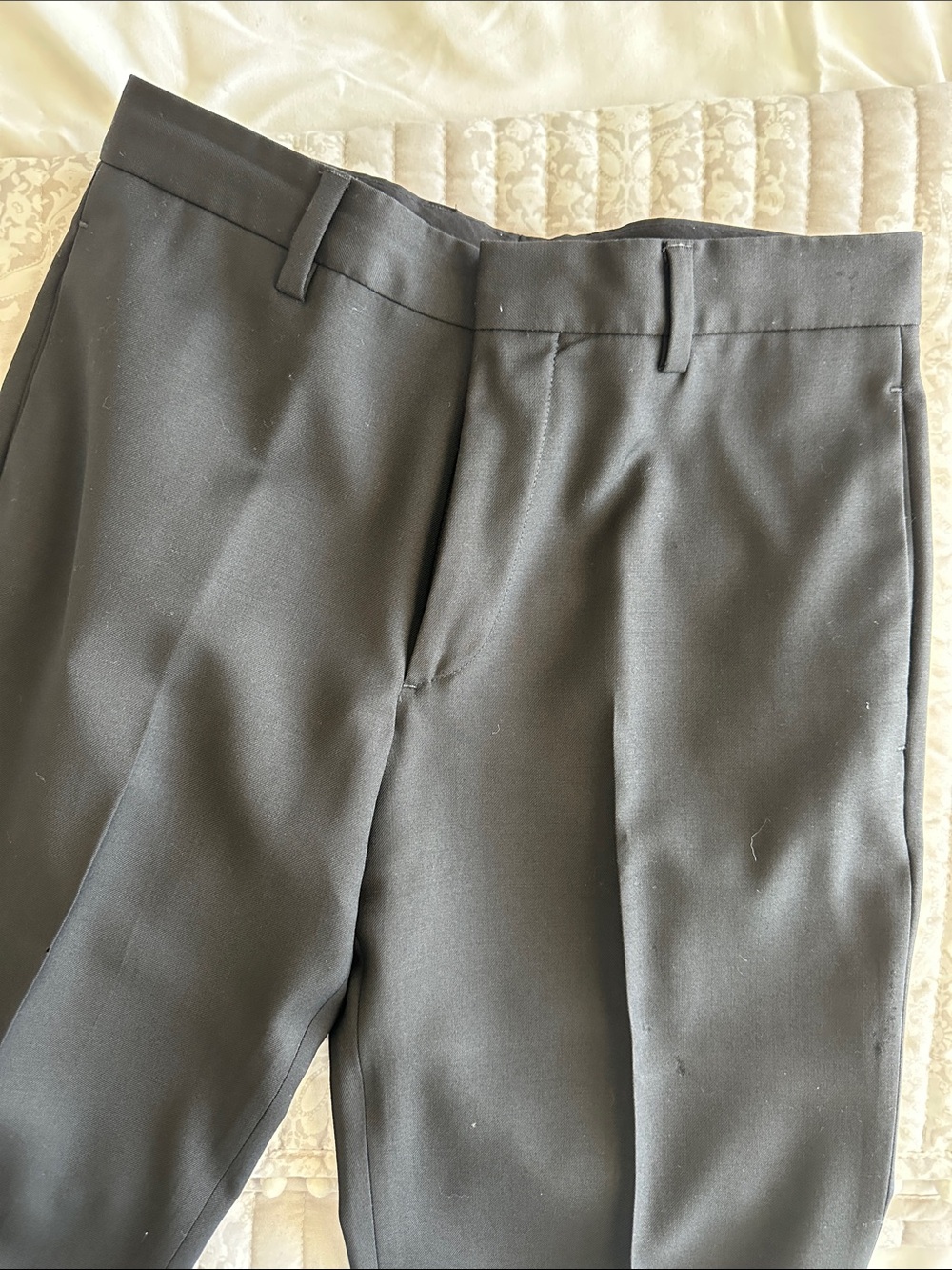 Banana Republic Men's Black 100% Wool Dress Pants